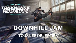 Tony Hawks Pro Skater 12  Downhill Jam  Objectifs [upl. by Yalahs665]