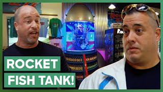 Wayde And Brett Build A Rocket Fish Tank That Smokes On Launch  Tanked [upl. by Udella]