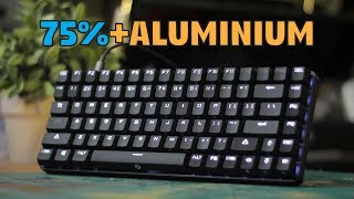 Drevo Excalibur 75 Aluminium Mechanical Keyboard  Unboxing amp Review [upl. by Olnton]