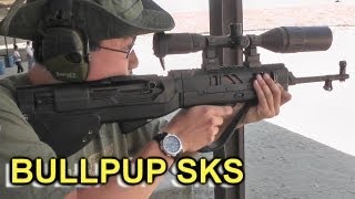 SGWorks SKS Bullpup Stock ReviewShoot [upl. by Pega735]