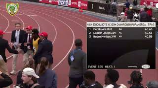 HIGH SCHOOL BOYS 4 x 100M FINAL PENN RELAYS 2024 [upl. by Scharaga]