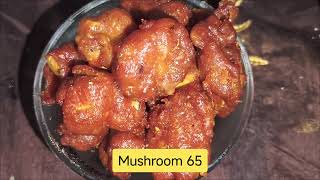 Mushroom 65 Recipe Mushroom Pakoda mushroom65 [upl. by Atwood]