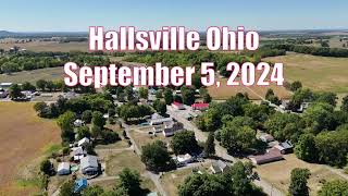 Hallsville Ohio Ross County September 5 2024 drone view in 4K [upl. by Naujd999]