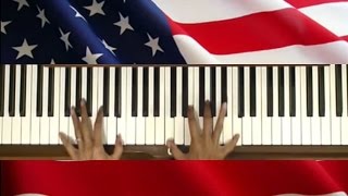 The Star Spangled Banner Piano Cover with Tutorial v1 [upl. by Ruscio]