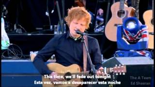 Ed Sheeran  The A Team Subtitulada Español  Ingles Live [upl. by Edac]