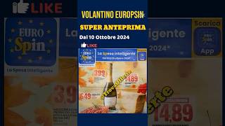 volantino Eurospin in anteprima dal 10 ottobre 2024 ✅ Speciale autunno🔥short eurospin halloween [upl. by Atilahs]