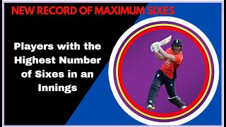 Top Batsmen With Most Sixes in Cricket History T20takesoff worldrecord viralvideo longestsixes [upl. by Anilegnave176]