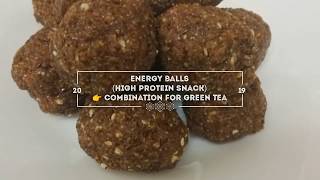 Energy balls flax seed balls protein balls with flax seed snack for green tea no sugar added snk [upl. by Ferdinanda446]