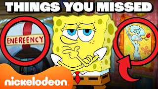 Every SpongeBob Thing You Missed For 80 MINUTES 🔍  Nicktoons [upl. by Krissie250]