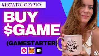 How to buy GAME Gamestarter using Metamask [upl. by Poucher]