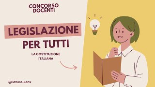 La normativa scolastica nella Costituzione italiana [upl. by Amble]