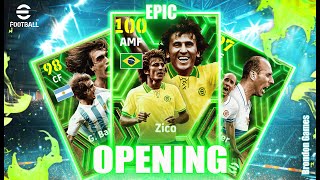 Epic Zico  Batistuta and Koller Pack Opening in Pes 2024 [upl. by Assiluy980]