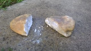 How to Break Rock Hard Stone with your Bare Hands [upl. by Royd]