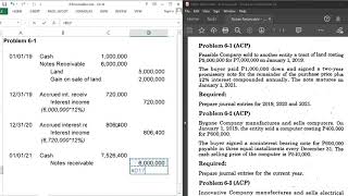 Notes Receivable Practice Problems [upl. by Emorej]