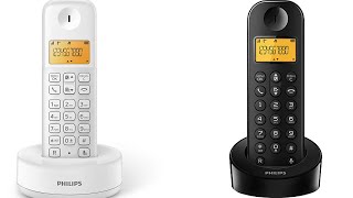 Philips D130 D1301BTR ekranlı siyah sabit ev işyeri için telsiz telefon m11168 [upl. by Peg]