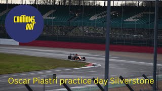 Oscar Piastri McLaren Racing F1 Team Practice session Silverstone Circuit [upl. by Ainatnas]