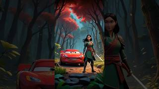 Lightning McQueen and Mulan Speeding Through Haunted Ancient China [upl. by Davie]