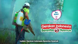 Gerakan Indonesia Berantas Nyamuk bersama MY BABY [upl. by Akcinahs]