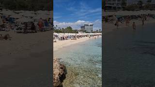 Beautiful Ayia Napa Beach 🏖 Makronissos Cyprus 🤩 cyprus ayianapa beachlife beach [upl. by Nirat179]