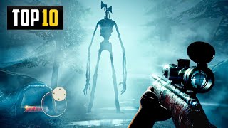 Top 10 Best Offline HORROR Games for Android  2024 HD Graphics [upl. by Labanna487]