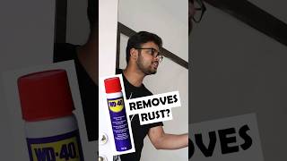 WD40 Can Remove Rust🧐 [upl. by Strohben]