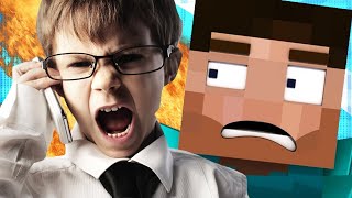 SCARED KID CALLS MICROSOFT ON MINECRAFT MINECRAFT TROLLING [upl. by Chrysler]