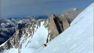 Skiing Down Mt Waddingtons Northwest Face British Columbia by Warren Miller [upl. by Fesuy]