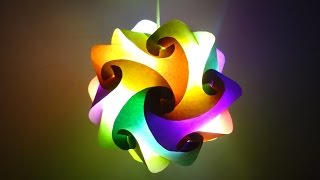 Paper Crafts Diwali Decoration IdeasBeautiful Multicoloured Lantern  Christmas Decor [upl. by Sutsuj]