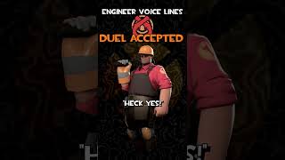 TF2 Voice Lines Engineer  Duel Responses [upl. by Alphonsine]