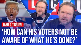 James OBrien takes on LBC caller claiming Trump voters are unaware of Capitol riots [upl. by Malchy]