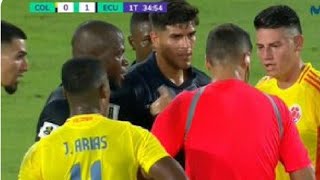 Piero Hincapié Red Card Colombia vs Ecuador 01 Goals and Highlights Piero Hincapié Sent Off [upl. by Utter]