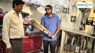 Indian Cricketer Ambati Rayudu Inaugurates Y5 Sports at JNTU Road Hyderabad  Hybiz TV [upl. by Adnerad]