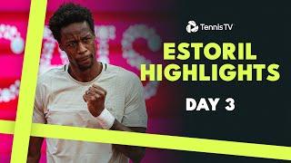 Sousas Last Ever Tournament Monfils Fils amp Fonseca In Action  Estoril 2024 Day 3 Highlights [upl. by Enttirb]