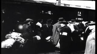 Trial of Nazi war criminal Hanns Albin Rauter in the Hague Netherlands HD Stock Footage [upl. by Anirehs]