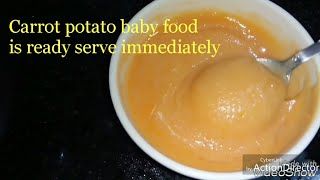 Carrot Potato baby food [upl. by Llechtim]