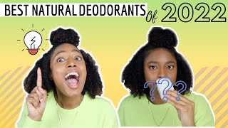 TOP 5 NATURAL DEODORANTS OF 2022  Best Natural Deodorant for Women [upl. by Sandra]