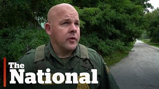 Guarding CanadaUS illegal border crossings [upl. by Gauldin]