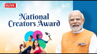 LIVE PM Shri Narendra Modi presents 1st ever National Creators Awards at Bharat Mandapam [upl. by Ecinahs485]