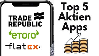 Top 5 Aktien Apps 2023 [upl. by Enilegna]