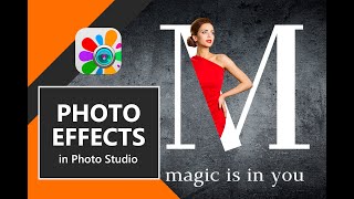 Place An Image In Text With Photo Studio  Tutorial  Photo Manipulation [upl. by Veronica981]