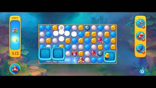 Fishdom Easy Level 14677 with timed boosters Super Lightning choraelmin [upl. by Kciderf]