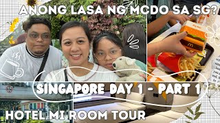 Singapore Day 1 Part 1  Transferring to Hotel Mi Bencoolen and Room Tour  Ano Lasa ng McDo sa SG [upl. by Aimit]