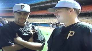 Jon Lieber Gets Black Eye From Handshake With Jason Kendall Pittsburgh Pirates [upl. by Elazaro]