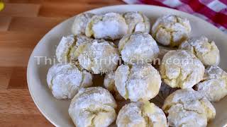 Lemon Amaretti Cookies [upl. by Alemat]