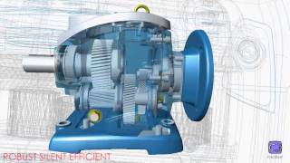 ROBUS inline helical gearboxes by motive [upl. by Binah]