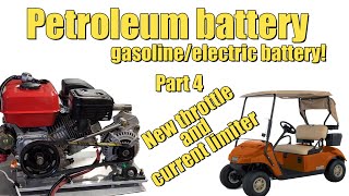 S4 E39 Gasoline  electric golf cart project We try to make it even more simple petroleum battery [upl. by Aynwad185]