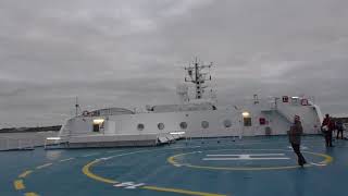 Brittany Ferries MV Armorique Arriving At Roscoff Finistère Brittany France 12th August 2017 [upl. by Adiahs521]