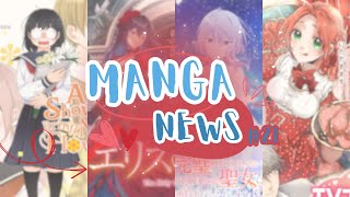 THREE New Shoujosei Anime Announcements in ONE DAY 😱 Plus Cover Reveals  MangaMonday News Ep 21 [upl. by Aettam]