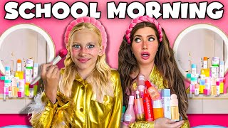 COPYiNG My 10 Year Old SiSTERS FiRST DAY OF SCHOOL MORNiNG ROUTiNE [upl. by Plantagenet719]