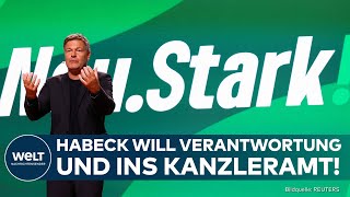 ROBERT HABECK „Jetzt nicht kneifen“ Rede auf dem Parteitag der Grünen in Wiesbaden  WELT Dokument [upl. by Eatnuahs657]